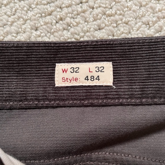 J Crew Brown corduroy pants, Style 484, size 32x32 - Picture 3 of 5